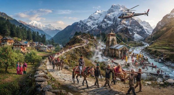 char dham 7/8 day - Stays